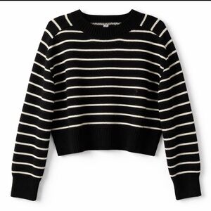 Philosophy Classic Black and White Striped Sweater size X-Small